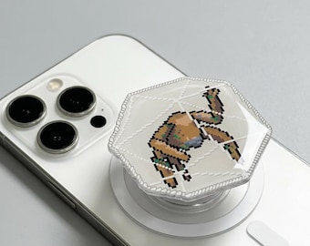 Project Hail Mary Rocky akryl Magsafe telefongrepp, Pixel Art Rocky telefongrepp, Kindle-grepp