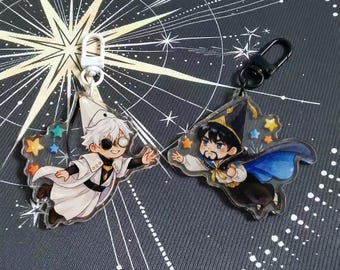 Witch Hat Atelier Acrylic keychains, Quifery Chibi charm, Olruggio keychains