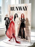 the devil standee, prada standee, Meryl fans art, Andy gift product logo