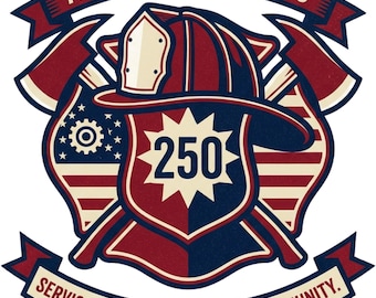 America 1776–2026 PNG SVG | 250th Anniversary Firefighter Design | Patriotic USA Digital Download