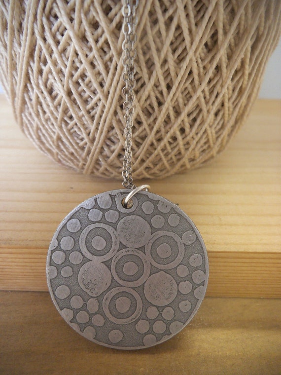 Handcrafted Acid Etched Chunky Circular Geometric Pattern | Etsy