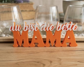 Personalized 3D "MAMA" Sign | Mother's Day Gift | Gift for Mom & Grandma | Birthday Decoration | Sign with Custom Text