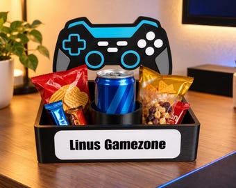 Personalized Gaming Gift Box | Gamer Snack Box with Custom Name | Gift for Teenagers, Boys & Gamers