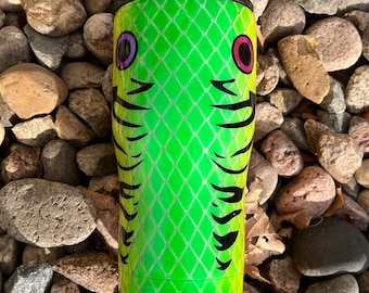 diy fish lure tumbler Fishing Lures Cup with Handle Fish Lure Tumbler - Wine