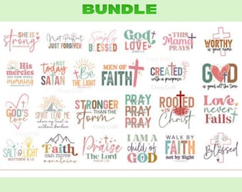 Imágenes prediseñadas de Jesús, paquete SVG PNG religioso (descarga digital)