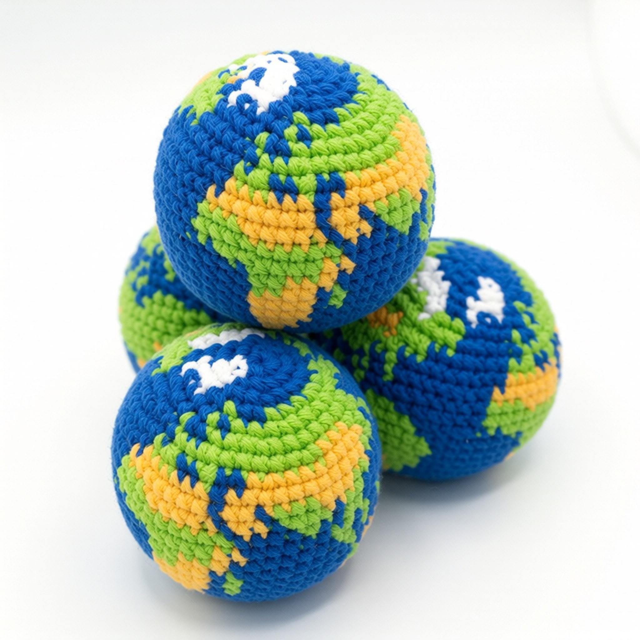 Project Hail Mary Earth Inspired Crochet Earth Ball - Crochet Globe ...
