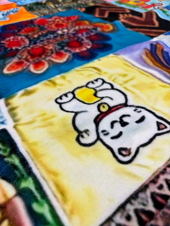Project Hail Mary Quilt Blanket, Cosmic Unity Patchwork Blanket