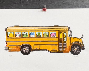 COOL BUS Archival + Hand Signed Print