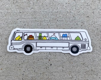 BUS PALS Vinyl Waterproof 5.5" x 1.8" Sticker