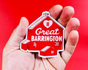 GREAT BARRINGTON Vinyl Waterproof Sticker