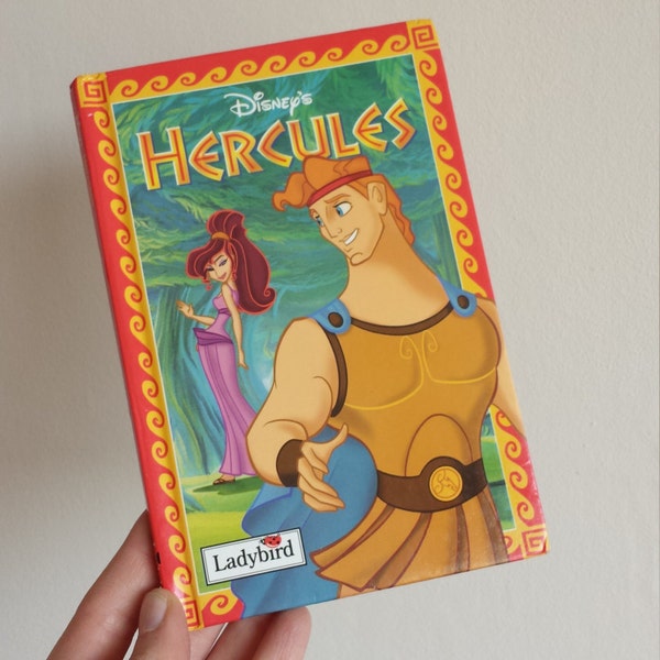 Hercules Notebook handmade from a Disney ladybird book