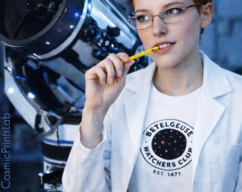 Betelgeuse Watchers Club Retro Space Astronomy T-Shirt | Cosmic Lovers Gift | Vintage Astronomy Design