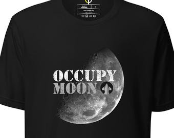Unisex t-shirt Occupy moon spacex