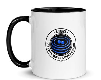 LIGO Gravity Wave Lovers Club Mug | Gravitational Waves Science Cup | Physics Astronomy Gift