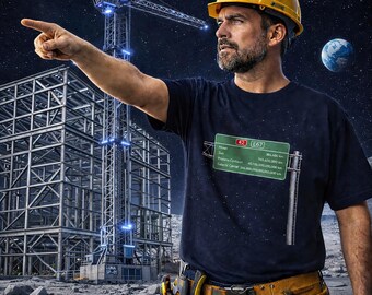 Space Distance Sign Shirt, Cosmic Humor Tee, Moon Sun Galactic Center T-Shirt