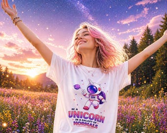 Be a Unicorn Shirt, Aesthetic Unicorn Tee, Cute Inspirational Shirt, Stay Magical T-Shirt, Minimalist Girl Tee