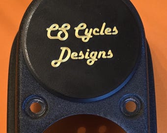 Single Harley Davidson 3.5" Gauge Blockoff