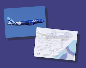 Global X Airlines Airbus A320 Set of 25 Aviation Trading Cards