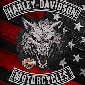 Lone Wolf biker-märken – gratis biker, ingen klubb, oberoende biker
