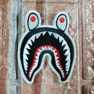 Bape Shark patches for sewing onto garments