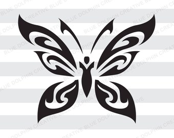 Tribal Butterfly Etsy