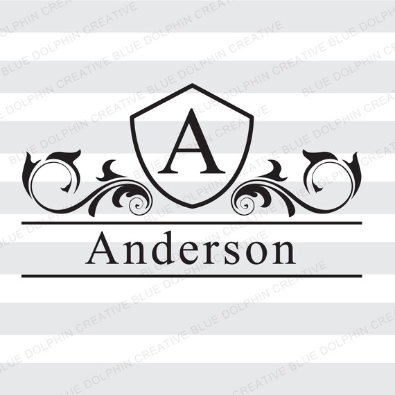 Download Mailbox Monogram Letter Name Frame Svg Png Pdf Front Door Etsy