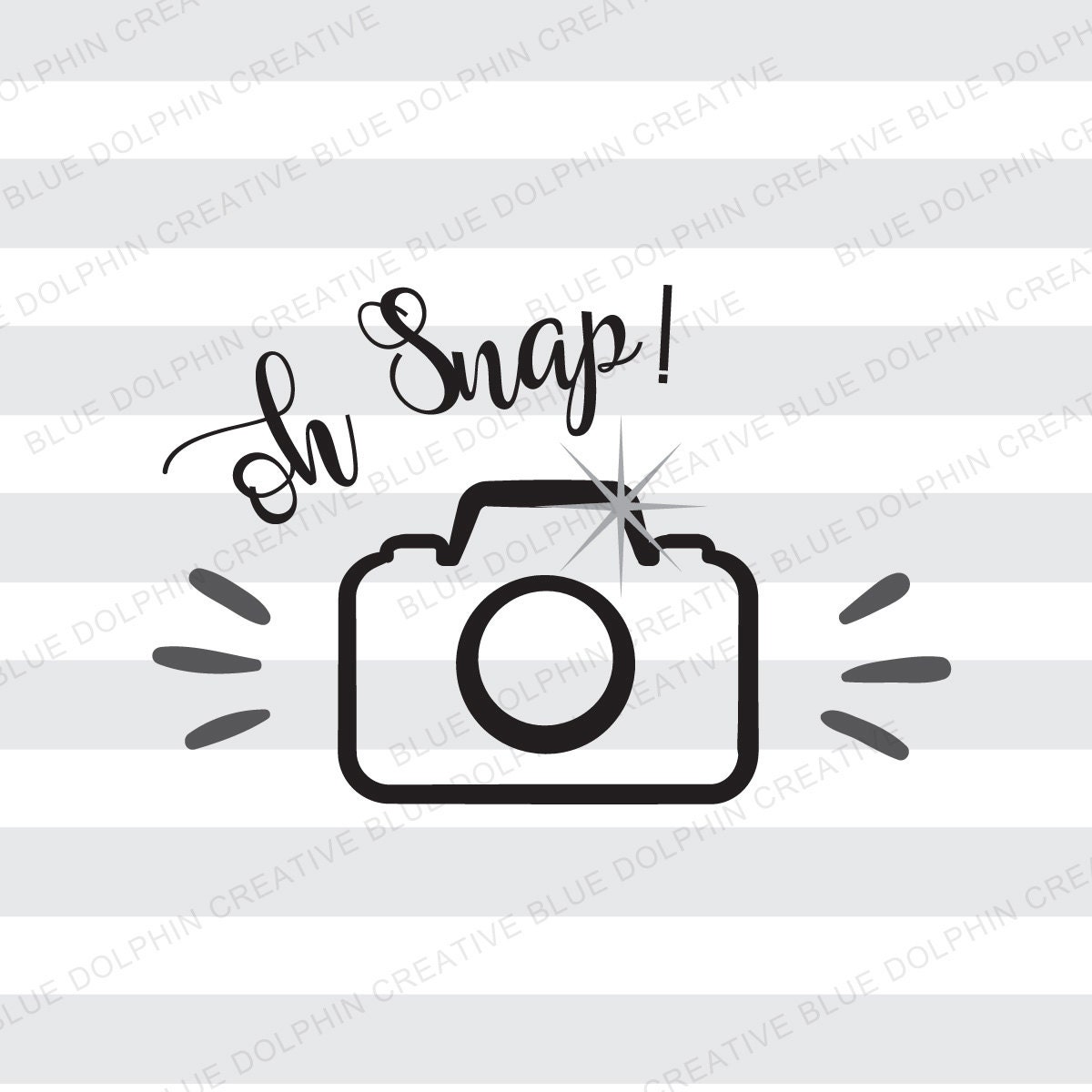 Oh Snap Camera Svg Dxf Png Pdf Cricut Silhouette Cut Files Etsy