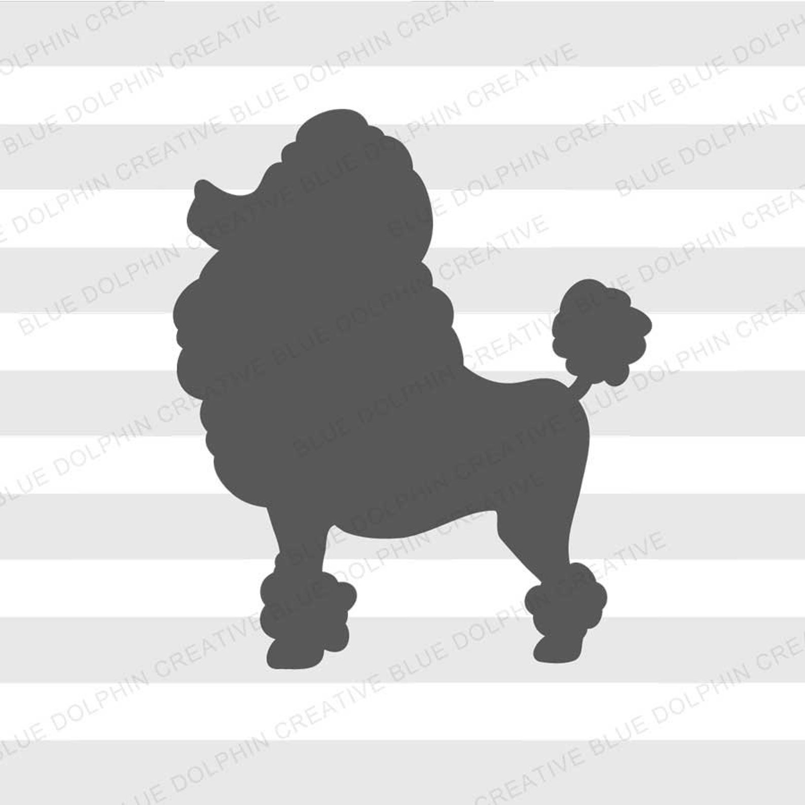 Poodle SVG png pdf jpg ai dxf dog svg Cricut cutting file | Etsy
