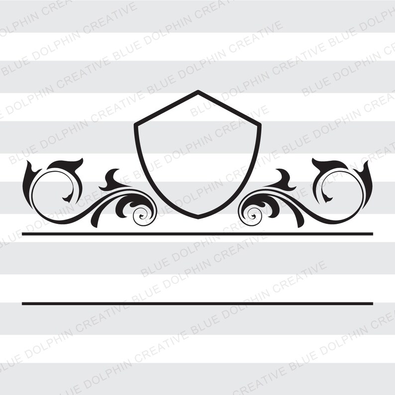 Download Mailbox Monogram Letter Name Frame SVG png pdf / front door | Etsy