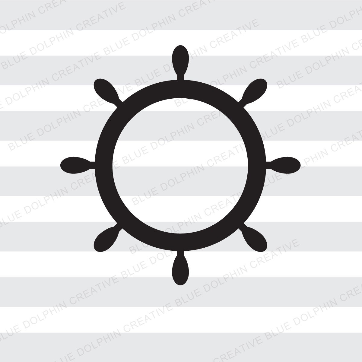 Download Ship's Wheel Nautical Monogram Frame SVG DXF png pdf jpg ...