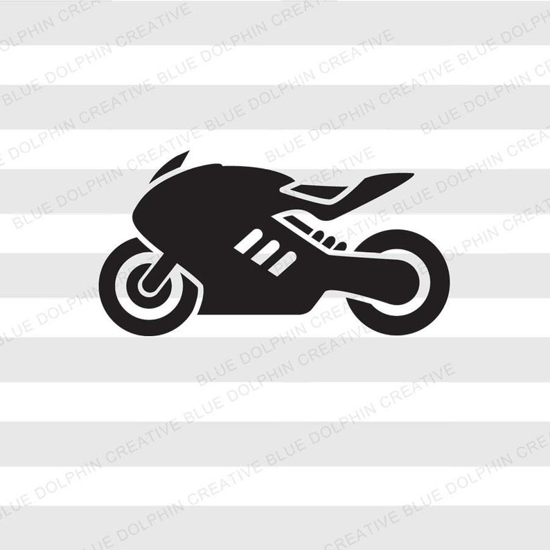 Download Clip Art Iron On Decal File Digital Cut Motorcycle Svg Dxf Png Pdf Jpg Ai Clip Art Vector Cut File Silhouette File Cricut File Vinyl Cut File Art Collectibles