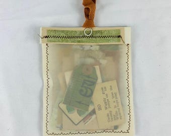 Pack éphémères, 20 pièces, vintage et fait main, journal indésirable, collage, livre de colle, enveloppe cousue, cousu