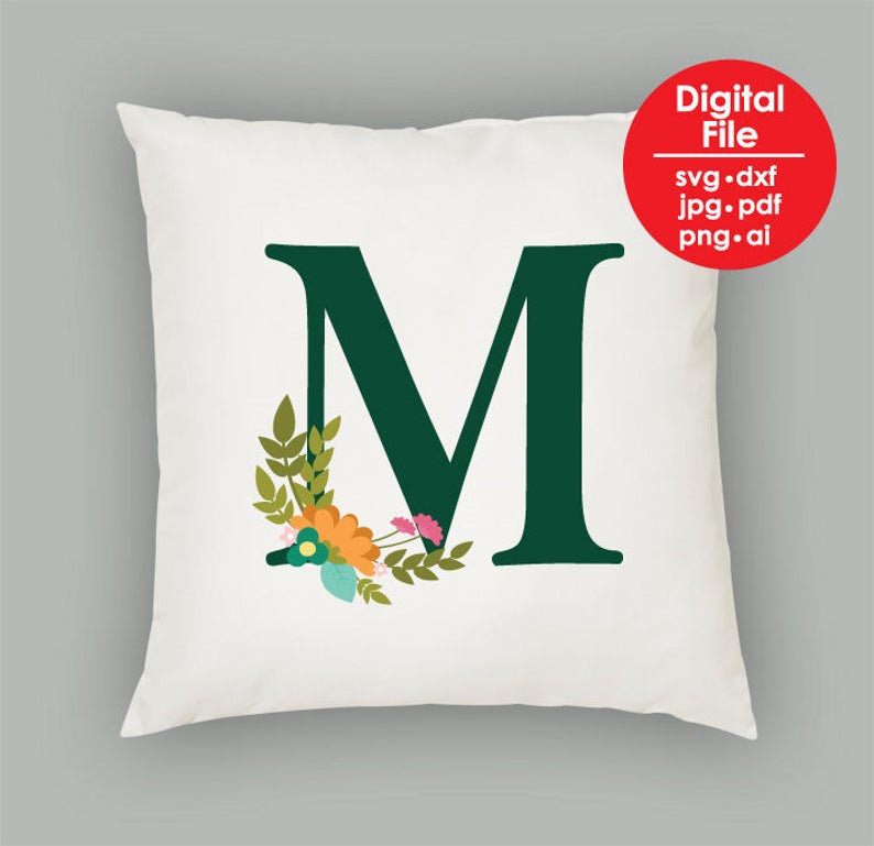 Free Free 86 Floral Letter M Svg SVG PNG EPS DXF File