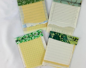 Ensemble de 4 blocs-notes décousus pour journaux indésirables