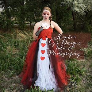 ADULT Queen of Hearts Tutu Dress