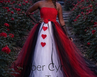ADULT Queen of Hearts Tutu Dress