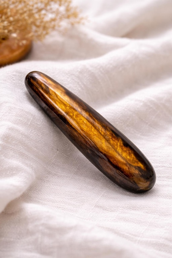 Tiger Eye Crystal Wand - Healing Stick - Tiger Eye Crystal - Healing Wand - Crystal Massage Wand - Healing crystal - Gift for her