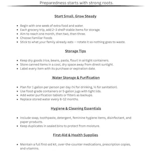 Family Emergency Preparedness Checklist | 72-Hour, Car & Pet Guides (Printable PDF)