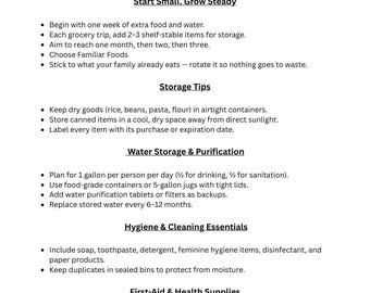 Family Emergency Preparedness Checklist | 72-Hour, Car & Pet Guides (Printable PDF)
