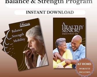 Senior Übungen PDF | At-Home Workout für Senioren | Balance & Stärke Programm | Anfänger Freundliche Senioren Fitness