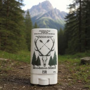 Naturalny mini dezodorant myśliwski o zapachu jodły, szałwii i sosny, bez aluminium i alkoholu