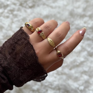 Adjustable Vintage Ring Set for Women Gift