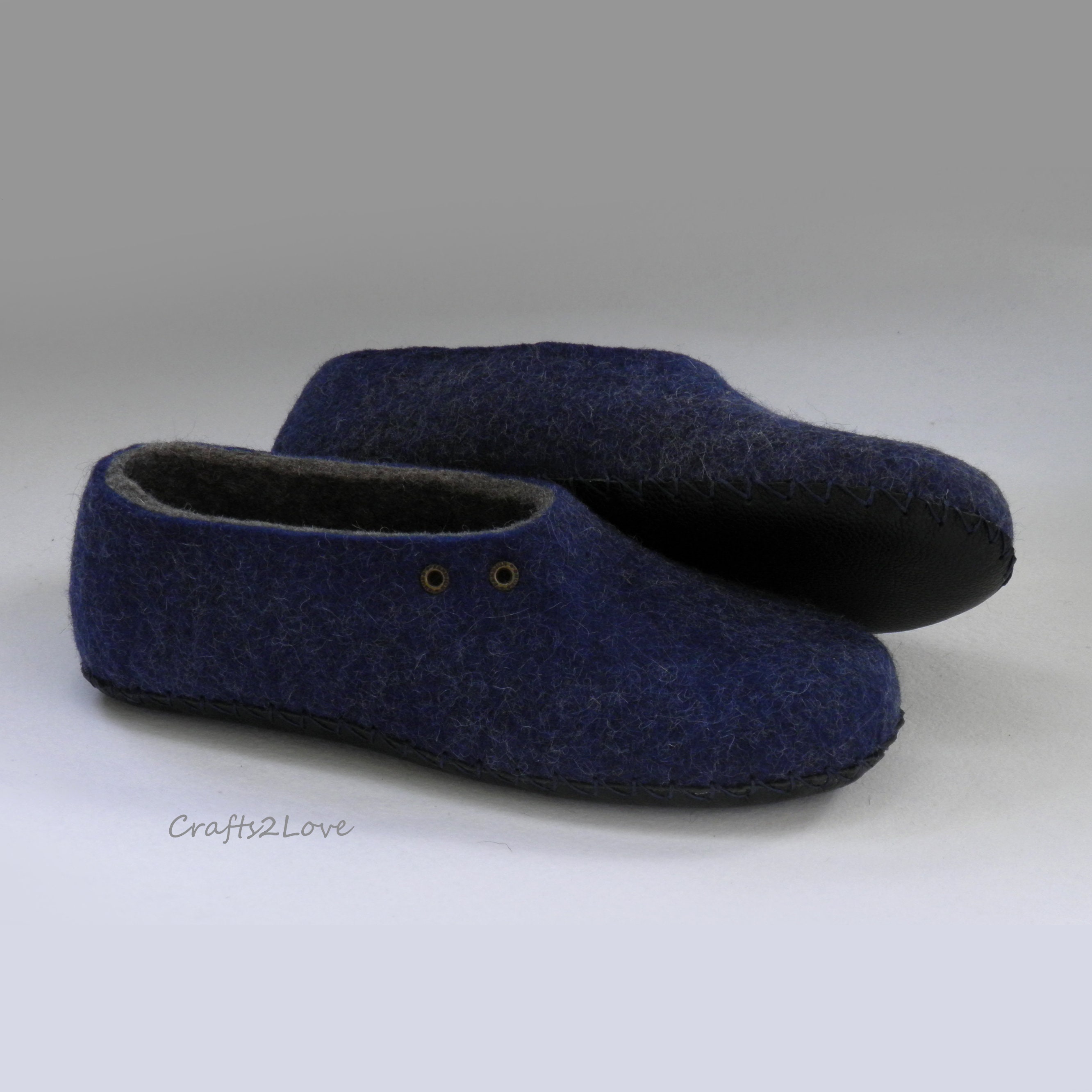 mens felt slippers