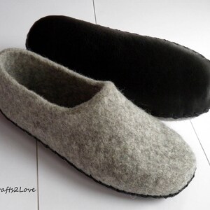 mens felt slippers