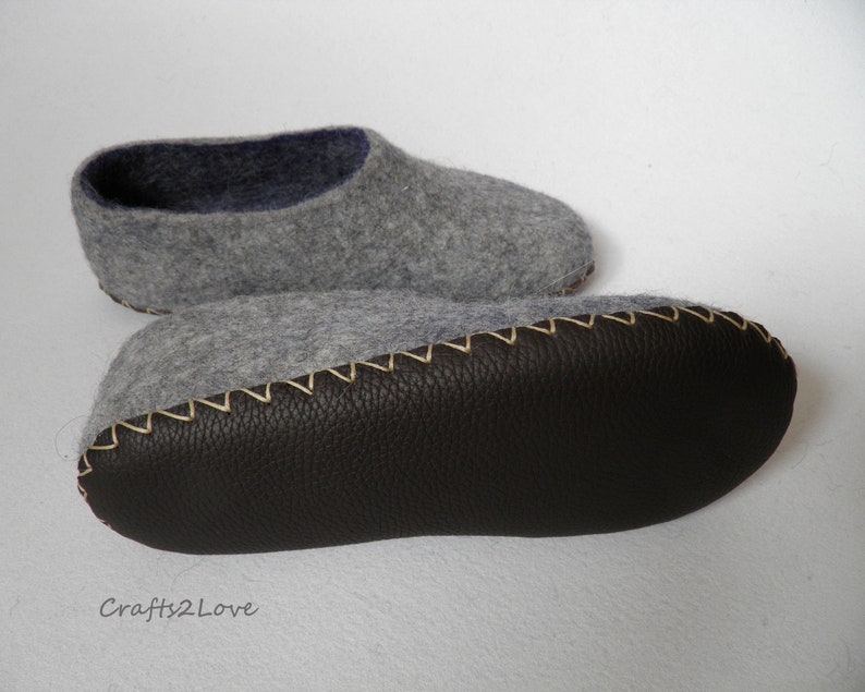 mens felt slippers