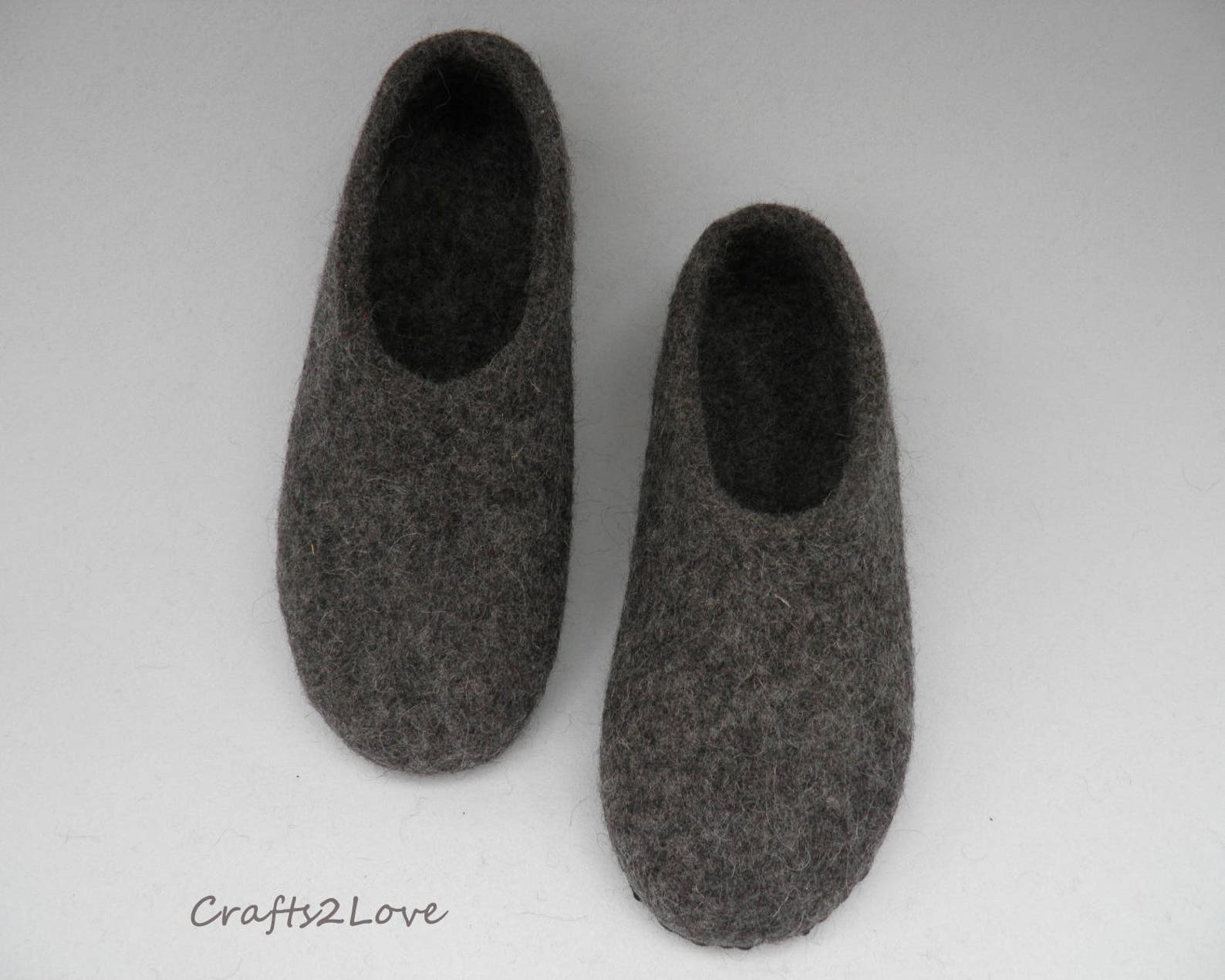 mens felt slippers