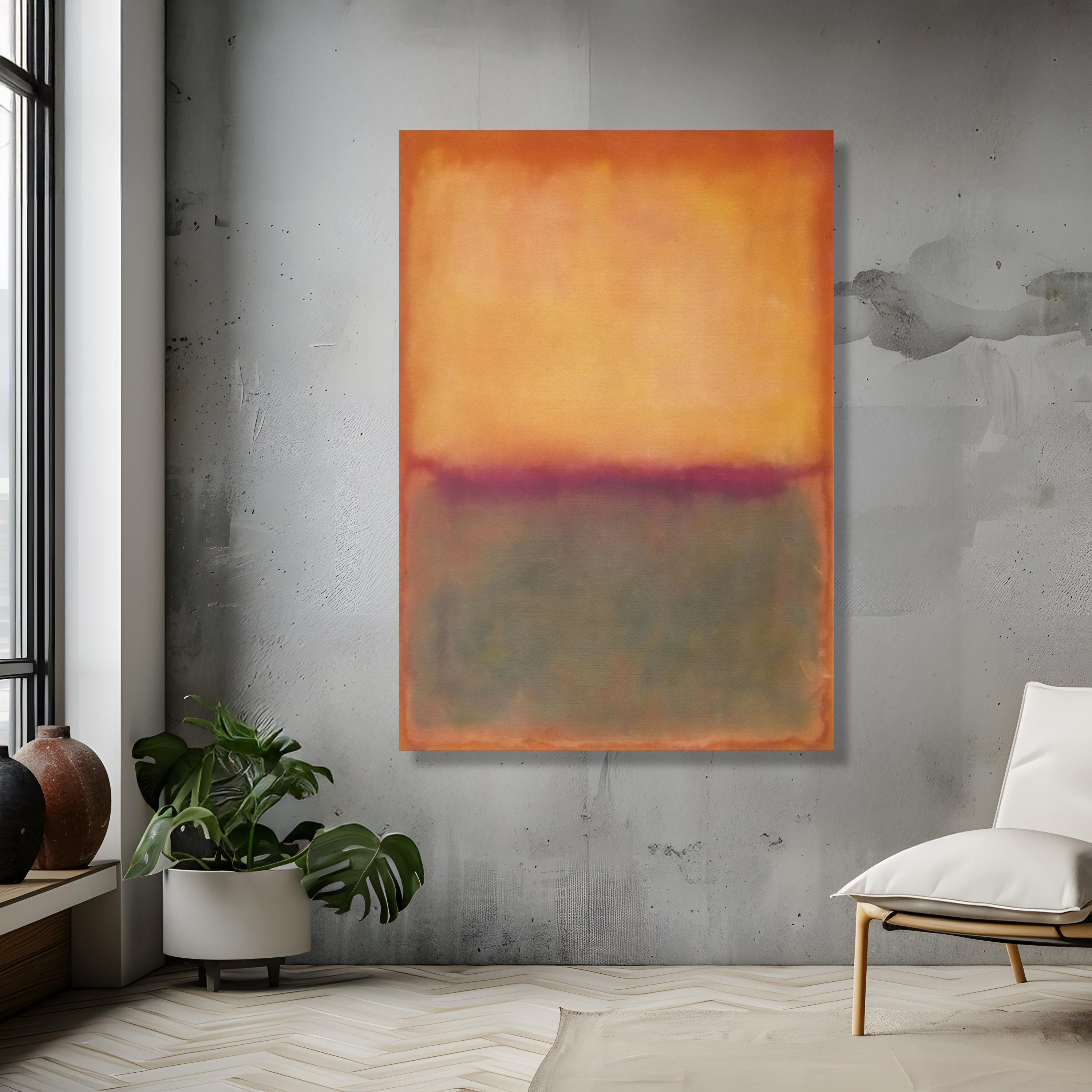 Blocks Mark Rothko Abstract Color Blocks Canvas Wall Art, Mark Rothko Style Painting ...