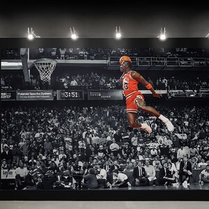 jordan jumping from the free throw line