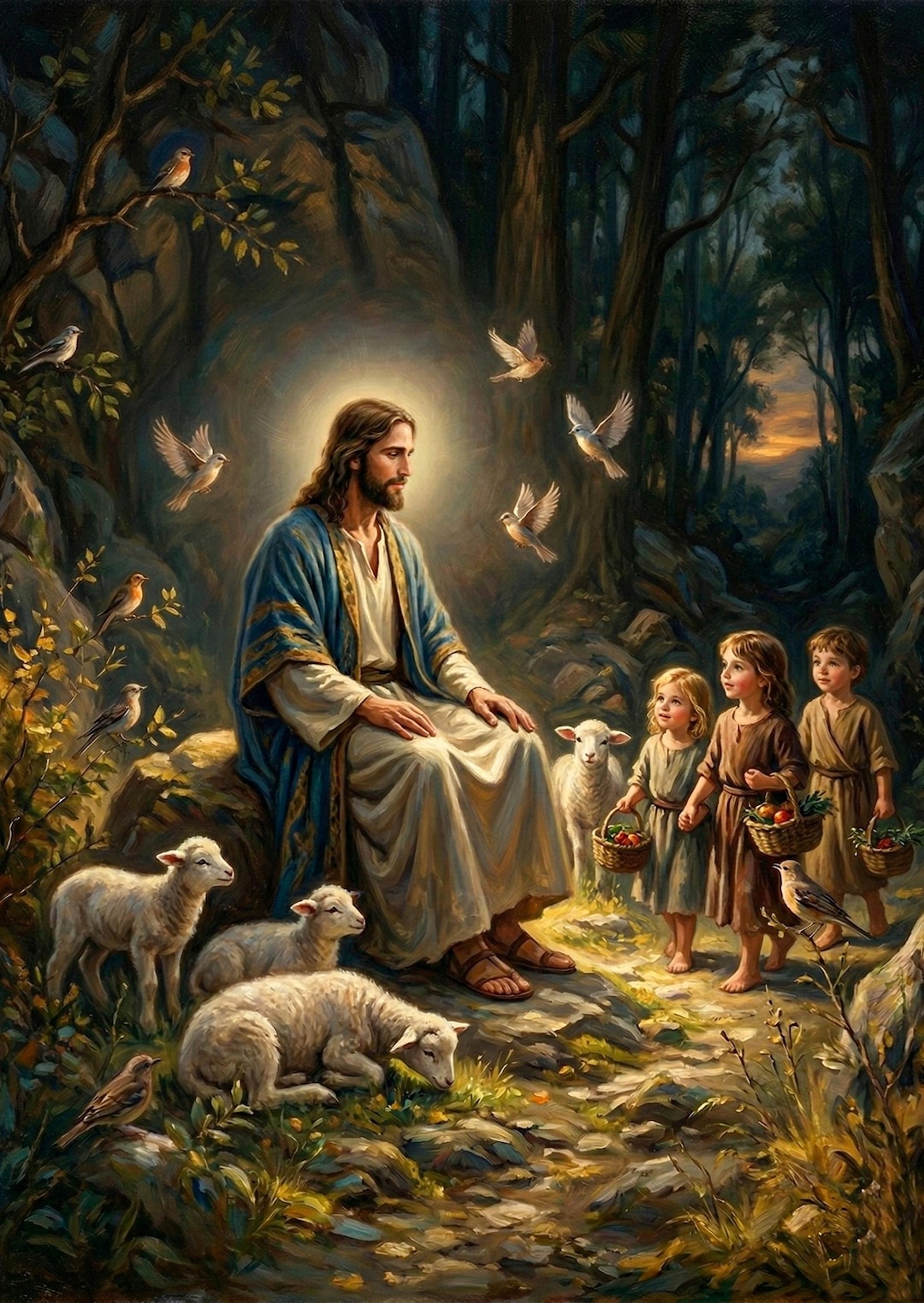 Resurrection Jesus Printable Wall Art, Christian Easter Decor, - Etsy