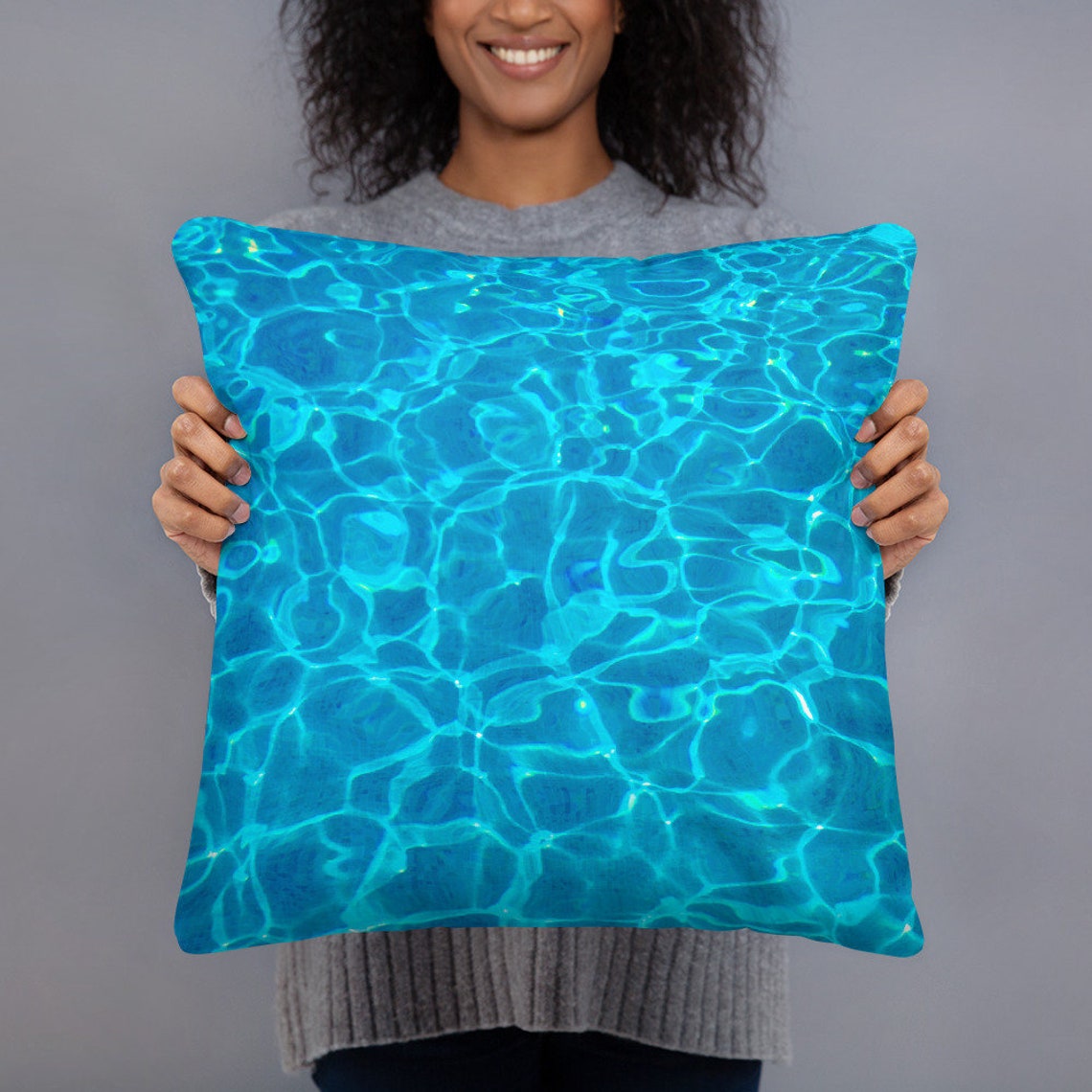 The Pool Water Pillow Decorative Throw Pillow Free Etsy